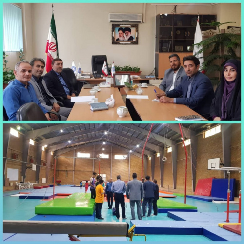 دیدارسرپرست اداره کل تربیت بدنی دانشگاه جامع علمی و کاربردی با سرپرست فدراسیون ژیمناستیک